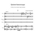 Георгий Гачечиладзе. Квинтет-юмореска для флейты, гобоя, кларнета, фагота и фортепиано