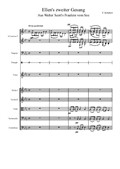 The second song of Helen from 'The Virgin of the Lake' by W. Scott, orchestration by G. Gachechiladze