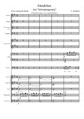 Franz Schubert. 'Ständchen' aus die Liedersammlung 'Schwanengesang'. Orchestrierung von George Gachechiladze