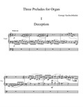 George Gachechiladze. Three Preludes for Organ
